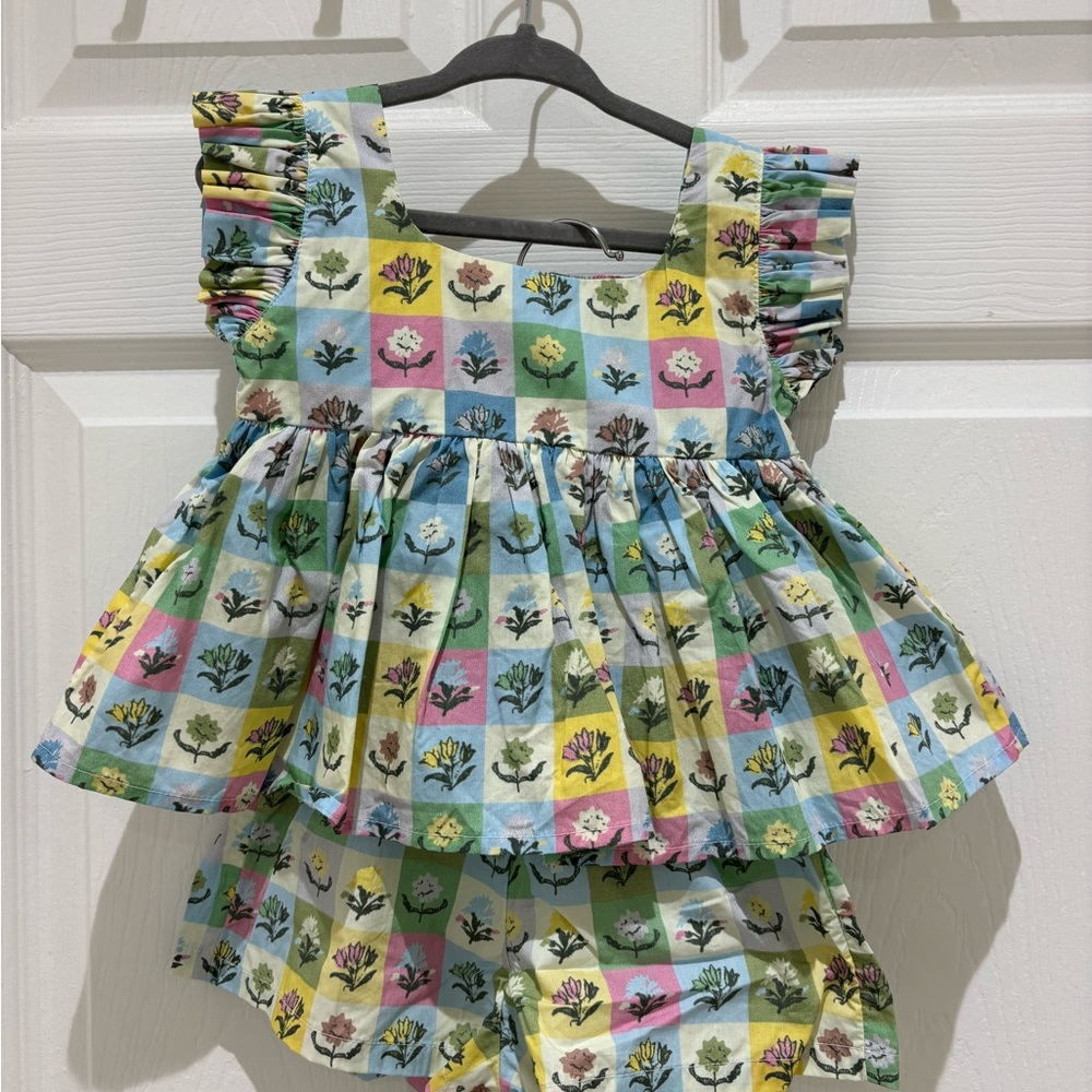Julia Berolzheimer x Hermoza Little Daisy Two-Piece set size 2T